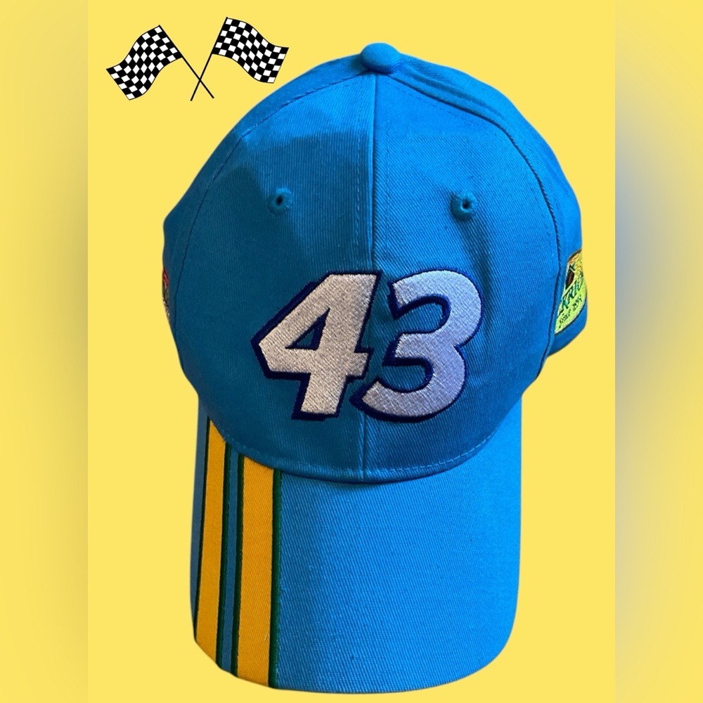 Nascar #43‎ Richard Petty embroidered hat blue yellow eckrich